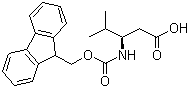 structure of CAS# 172695-33-9, Fmoc-L-beta-高缬氨酸