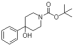 structure of CAS# 172734-33-7, 4-羟基-4-苯基哌啶-1-羧酸叔丁酯