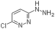 structure of CAS# 17284-97-8, 3-Chloro-6-hydrazinopyridazine