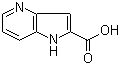 1H-吡咯并[3,2-b]吡啶-2-羧酸分子结构 (CAS 17288-35-6)
