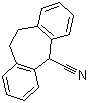 structure of CAS# 1729-63-1, 10,11-二氢-5H-二苯并[a,d]环庚烯-5-甲腈