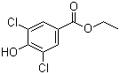 structure of CAS# 17302-82-8, 3,5-二氯-4-羟基苯甲酸乙酯