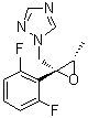 顺式-1-[[2-(2,6-二氟苯基)-3-甲基环氧乙烷基]甲基]-1H-1,2,4-三唑分子结构 (CAS 173087-10-0)