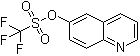 structure of CAS# 173089-80-0, 6-Quinolinyl triflate