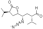 CAS # 173154-02-4, (alphaS,gammaS,2S,4S)-gamma-Azidotetrahydro-alpha,4-bis(1-methylethyl)-5-oxo-2-furanbutanal
