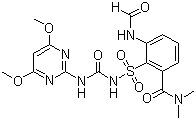 structure of CAS# 173159-57-4, 甲酰胺磺隆