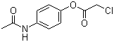 4-乙酰氨基苯基氯乙酸酯分子结构 (CAS 17321-63-0)