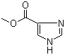 咪唑-4-甲酸甲酯分子结构 (CAS 17325-26-7)