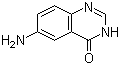 structure of CAS# 17329-31-6, 6-氨基-3H-喹唑啉-4-酮