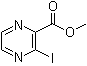3-碘吡嗪-2-甲酸甲酯分子结构 (CAS 173290-17-0)