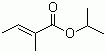 structure of CAS# 1733-25-1, 惕各酸异丙酯