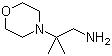 2-甲基-2-(4-吗啉基)丙胺分子结构 (CAS 173336-43-1)