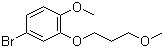 structure of CAS# 173336-76-0, 4-溴-1-甲氧基-2-(3-甲氧基丙氧基)苯