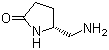(R)-5-氨基甲基吡咯烷-2-酮分子结构 (CAS 173336-98-6)