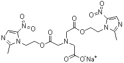 甘氨双唑钠分子结构 (CAS 173357-17-0)