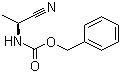 structure of CAS# 17343-54-3, N-[(1S)-1-Cyanoethyl]carbamic acid phenylmethyl ester
