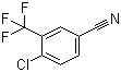 structure of CAS# 1735-54-2, 3-三氟甲基-4-氯苯腈