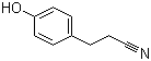 structure of CAS# 17362-17-3, 3-(4-羟基苯基)丙腈