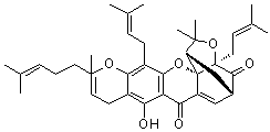 Gambogin分子结构 (CAS 173792-67-1)