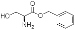structure of CAS# 1738-72-3, L-Serine phenylmethyl ester