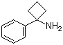 1-苯基环丁基胺分子结构 (CAS 17380-77-7)