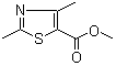 2,4-二甲基-5-噻唑羧酸甲酯分子结构 (CAS 173841-81-1)