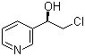 (R)-1-(3-吡啶基)-2-氯乙醇分子结构 (CAS 173901-03-6)