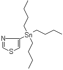 structure of CAS# 173979-01-6, 4-(Tributylstannyl)thiazole
