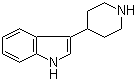 3-(4'-哌啶基)-1H-吲哚分子结构 (CAS 17403-09-7)