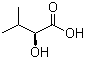 structure of CAS# 17407-55-5, (S)-(+)-2-羟基-3-甲基丁酸