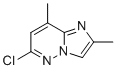 6-氯-2,8-二甲基咪唑并[1,2-b]哒嗪分子结构 (CAS 17412-23-6)