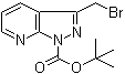 structure of CAS# 174180-76-8, 3-(溴甲基)-1H-吡唑并[3,4-b]吡啶-1-羧酸叔丁酯