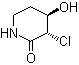 structure of CAS# 174204-83-2, 3-氯-4-羟基哌啶-2-酮