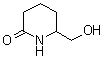 6-羟基甲基哌啶-2-酮分子结构 (CAS 174419-15-9)