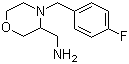 structure of CAS# 174561-70-7, 3-Aminomethy-4-(4-fluorobenzyl)morpholine