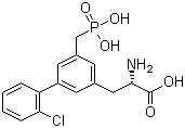 CAS 登录号：174575-17-8, (S)-alpha-氨基-2'-氯-5-(膦酰基甲基)-[1,1'-联苯]-3-丙酸