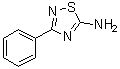 5-氨基-3-苯基-1,2,4-噻二唑分子结构 (CAS 17467-15-1)