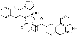CAS # 17479-19-5, 9,10-Dihydroergocristine, Dihydroergocristin, Dihydroergocristine, NSC 409663