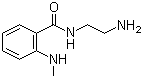 N-(2-氨基乙基)-2-(甲氨基)苯甲酰胺分子结构 (CAS 174878-15-0)
