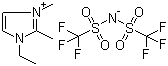 structure of CAS# 174899-90-2, 1-Ethyl-2,3-dimethylimidazolium bis(trifluoromethanesulfonyl)imide