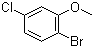 structure of CAS# 174913-09-8, 2-溴-5-氯苯甲醚