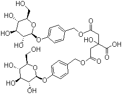 巴利森苷 C分子结构 (CAS 174972-80-6)