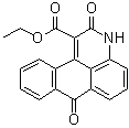 2,7-二氢-2,7-二氧代-3H-萘并[1,2,3-de]喹啉-1-羧酸乙酯分子结构 (CAS 175026-96-7)
