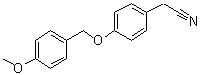 structure of CAS# 175135-47-4, 4-[(4-甲氧基苯基)甲氧基]苯乙腈