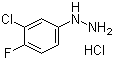 structure of CAS# 175135-74-7, 3-氯-4-氟苯肼盐酸盐