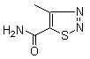 structure of CAS# 175136-67-1, 4-甲基-1,2,3-噻二唑-5-甲酰胺