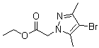 structure of CAS# 175137-54-9, [4-溴-3,5-二甲基-1H-吡唑-1-基]乙酸乙酯
