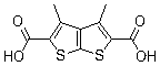 3,4-二甲基噻吩并[2,3-b]噻吩-2,5-二甲酸分子结构 (CAS 175202-55-8)