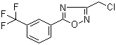 structure of CAS# 175205-63-7, 3-氯甲基-5-[(3-(三氟甲基)苯基]-1,2,4-噁二唑