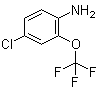 CAS # 175205-77-3, 4-Chloro-2-trifluoromethoxyaniline, 4-Chloro-2-(trifluoromethoxy)phenylamine